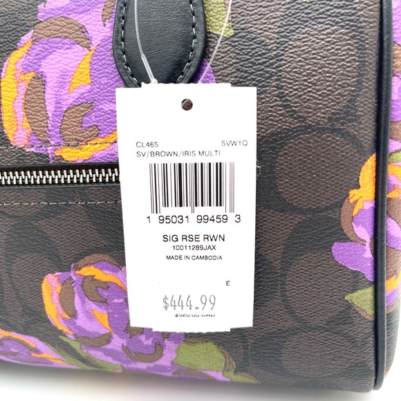 Coach Rowan Satchel Crossbody Bag in Signature Canvas - Picture 9 of 9